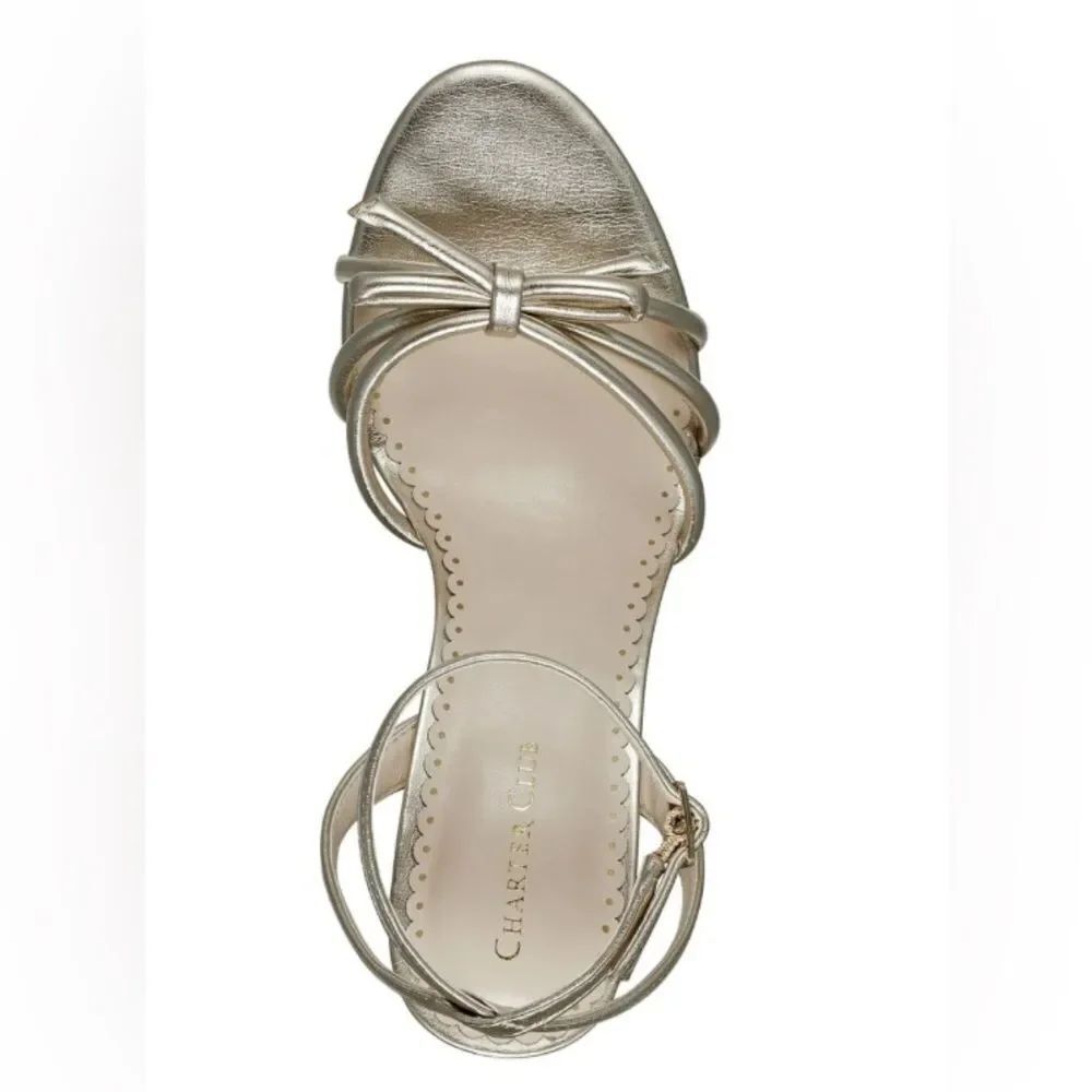 Charter Club Womens Mirabell Bow Round Toe Heels